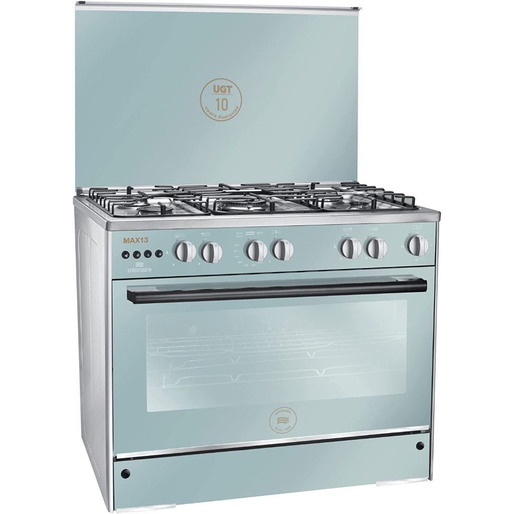 Unionaire Max 13 cooker - full stainless - fan - timer - ref