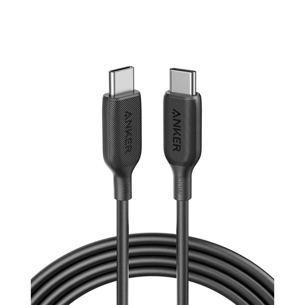 Anker PowerLineIII USB-C to USB-C 100W 2Cable 6ft B2B, Black