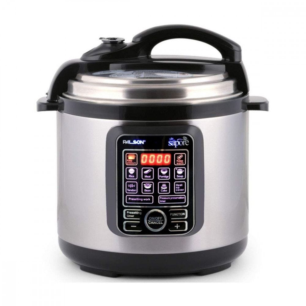 Palson Pressure Cooker 1800W, 10L, Simple touch buttons to s