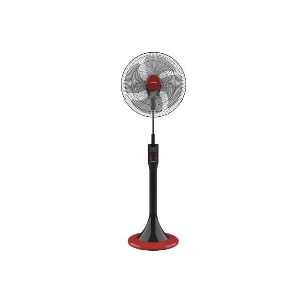 TORNADO Stand Fan 18 Inch, 4 Blades, Black x Red TSF-18MB