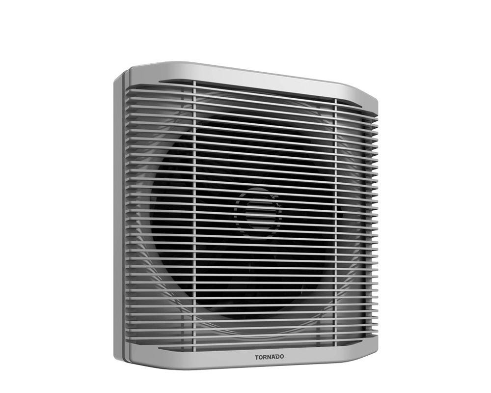 TORNADO Bathroom Ventilating Fan 30 cm, Privacy Grid, Black