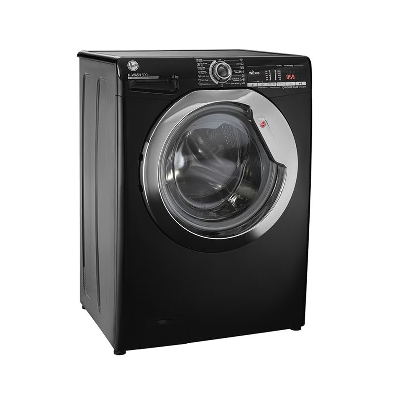 Hoover washing machine 8 kg 1300 rpm black color - chrome do