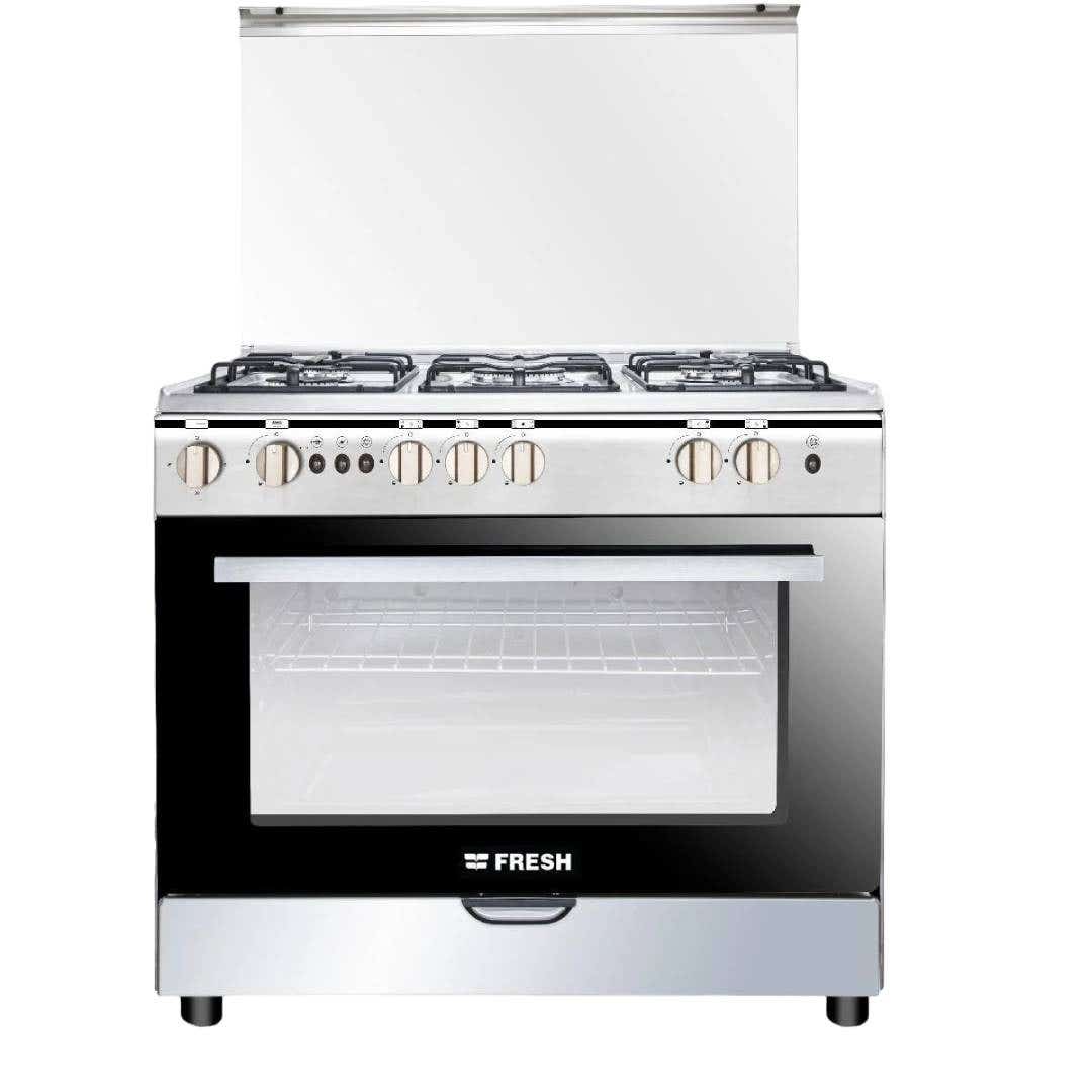 FRESH Gas Cooker Verona AIR FRYER 90 stainless F.SAFETY FAN