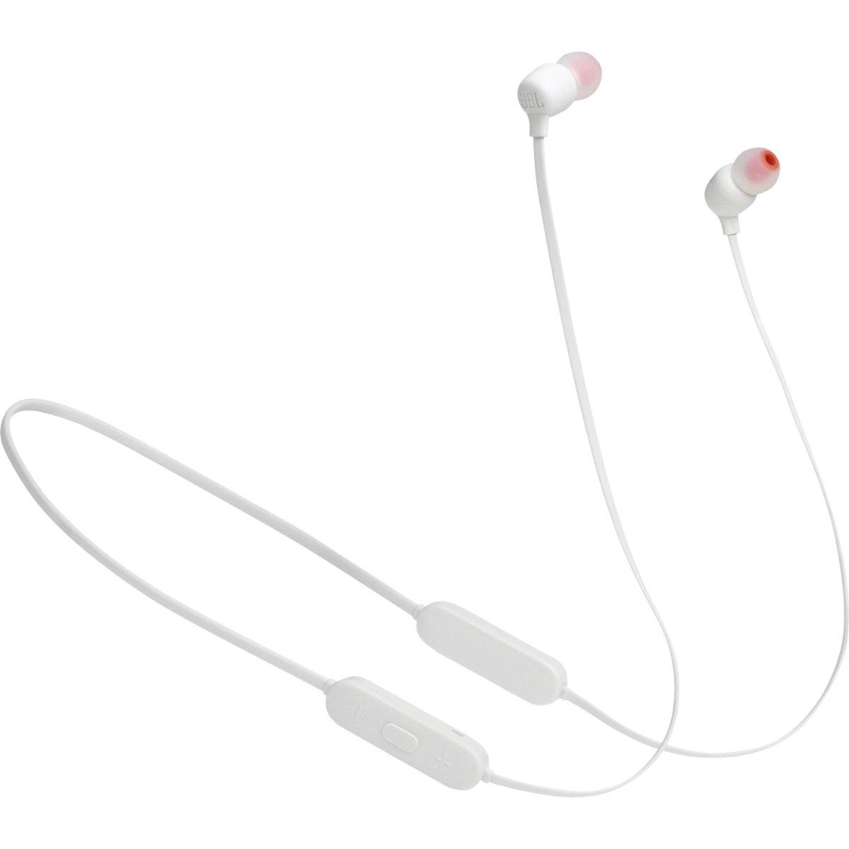 JBL T125BTWHT Wireless In-Ear Headphones - White