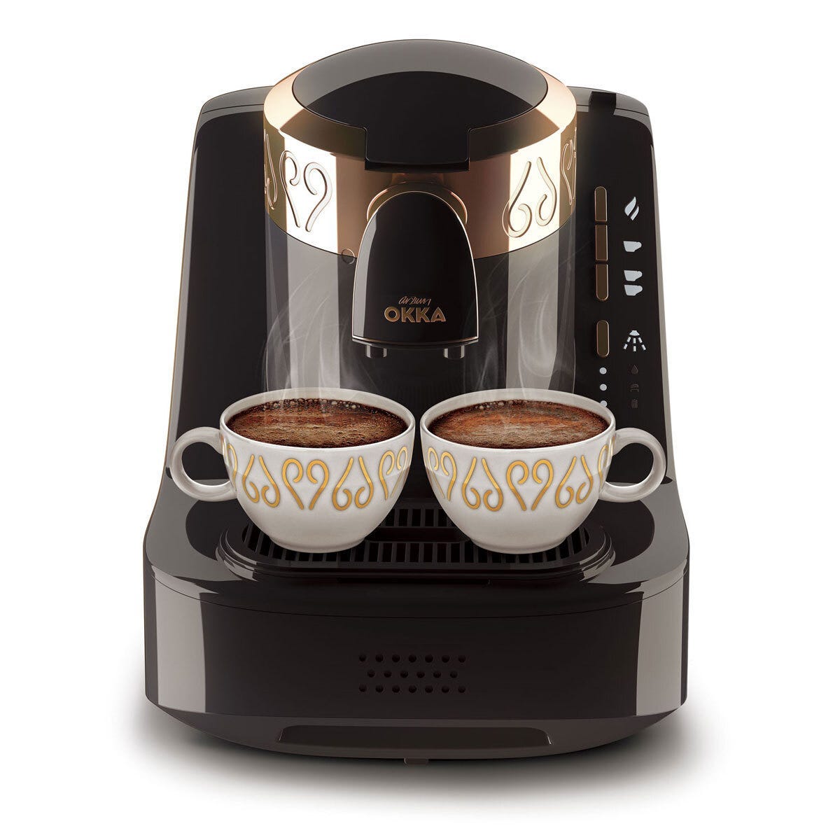 Arzum Okka - Turkish Coffee Machine - Black/Copper