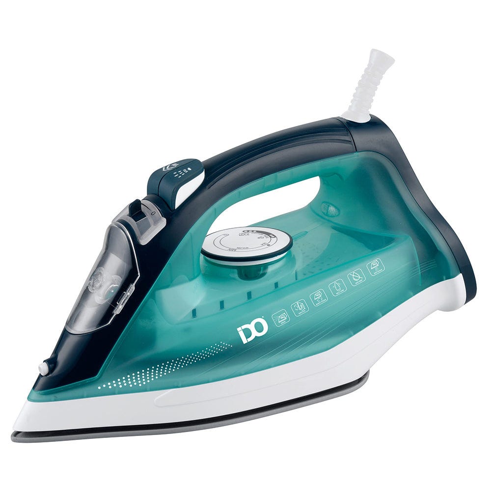 Steam Iron, 2200 Watt, Ceramic Soleplate, Green