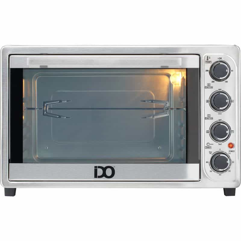 Freestanding Electric Oven, 50 Liters, 2000 Watt, Black and