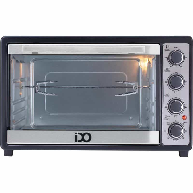 Freestanding Electric Oven, 50 Liters, 2000 Watt, Black and