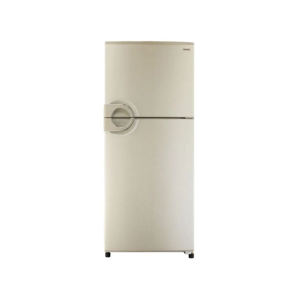 TOSHIBA Fridge No Frost 355 L , Champain, Circular handle GR