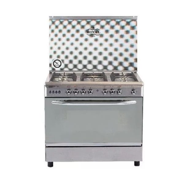 Royal Gas Cooker Caesar 90 CM Gas Cooker,Stanless Cast Fan,