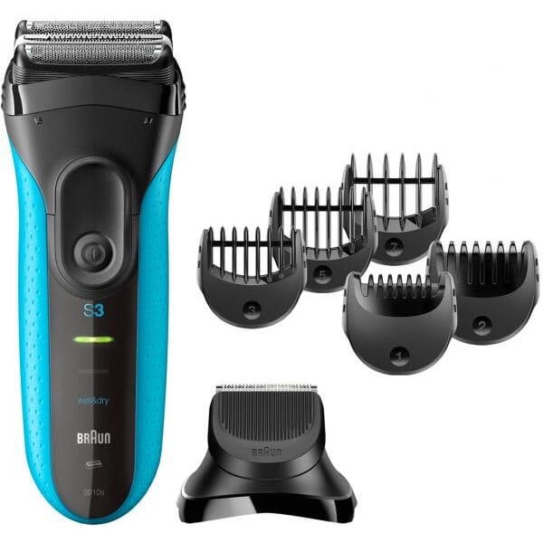 BRAUN SHAVER 310BT BLK/BLU BOX