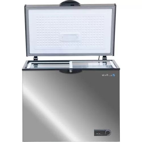 WHITE WHALE DEEP FREEZER 248 LITER STAINLESS STEEL WCF-3300