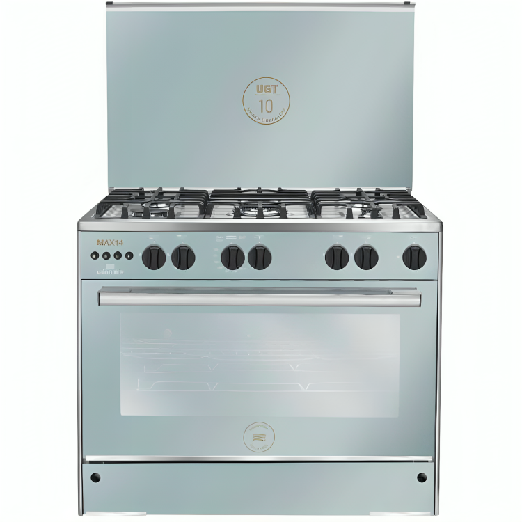 Unionaire Cooker 5 Burners, 80?60 Safety fan -timer oven and