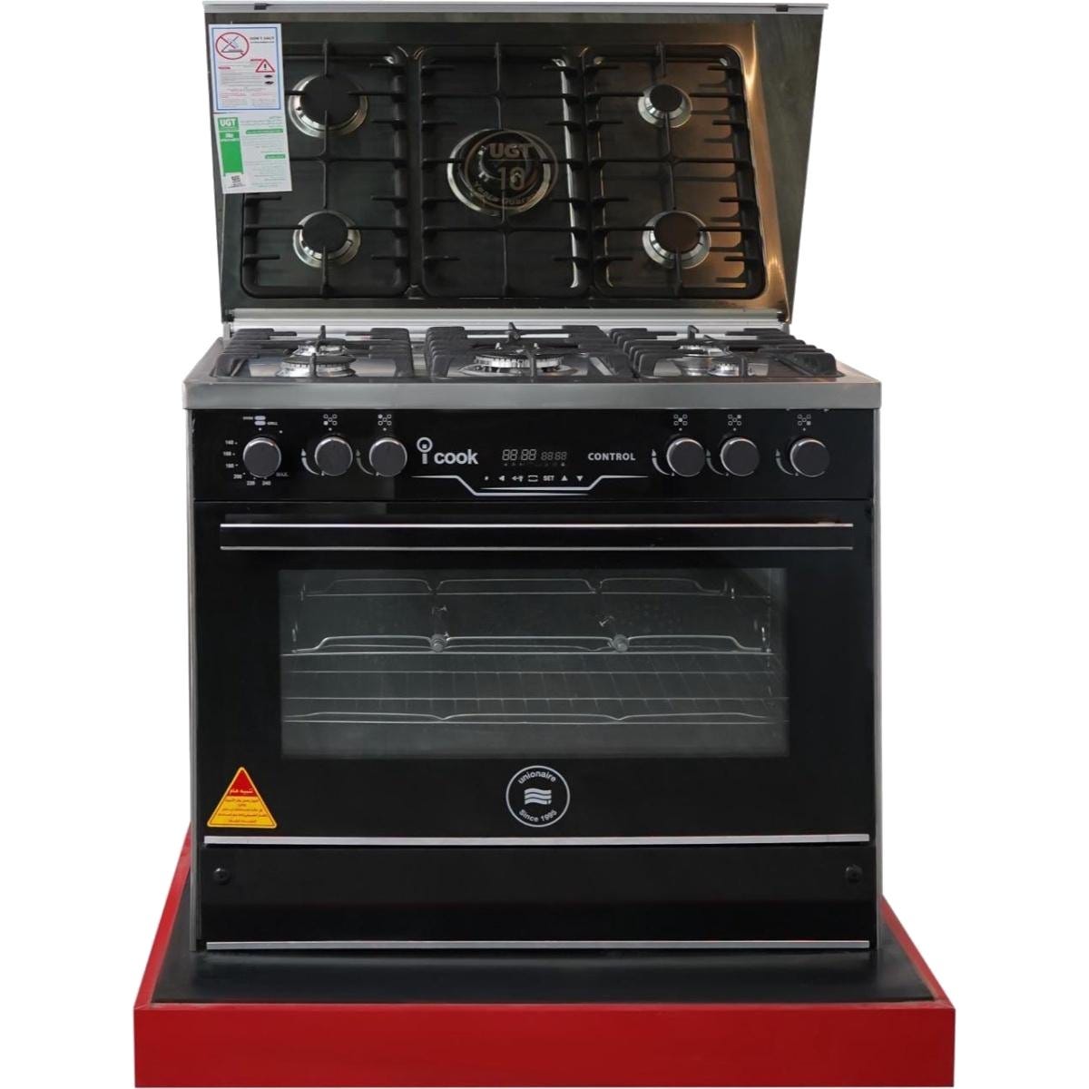 Unionaire Cooker 90 cm stainless safety -hydraulic C69SS-GC