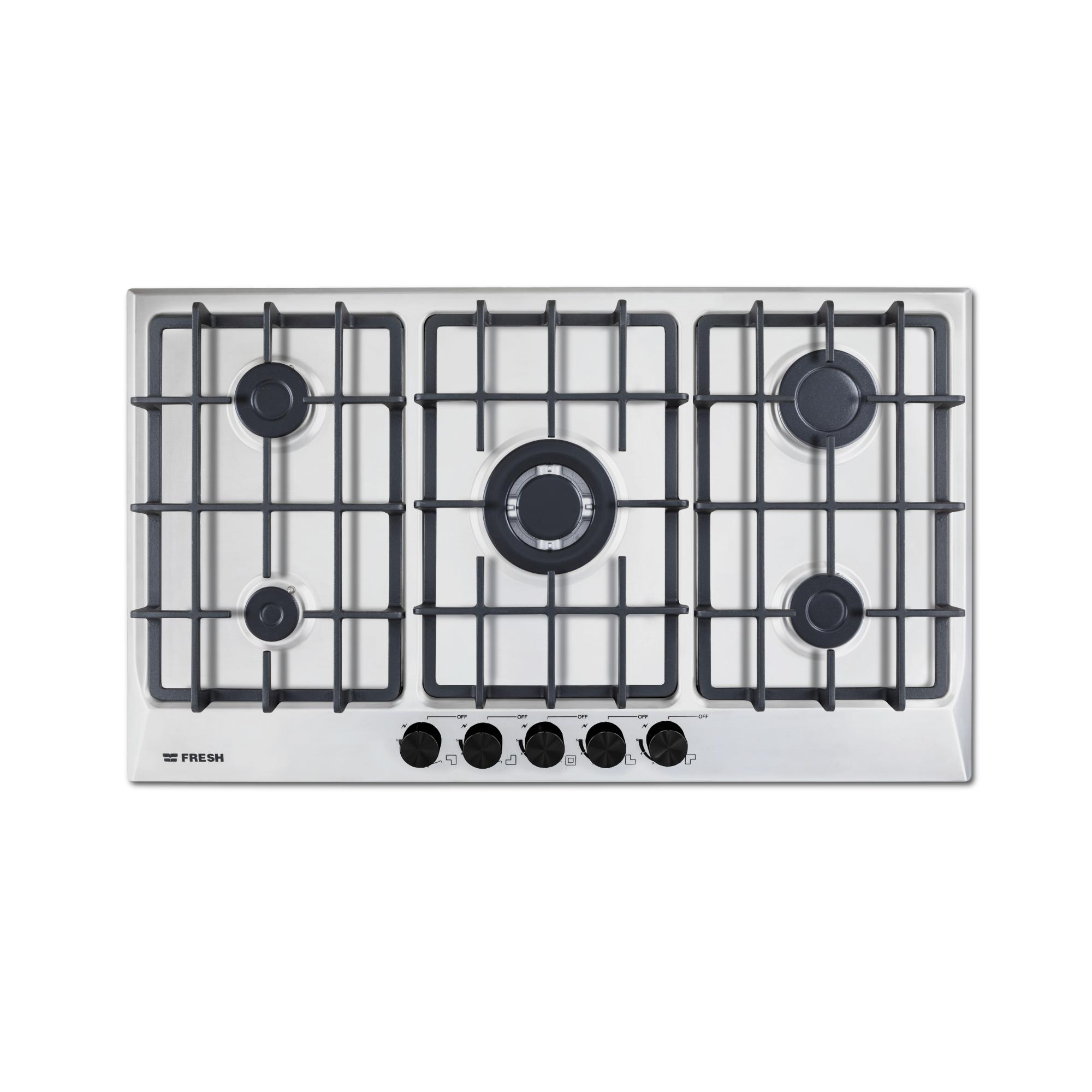 Fresh Built-in Flat Gas Hob 90 cast iron full safety