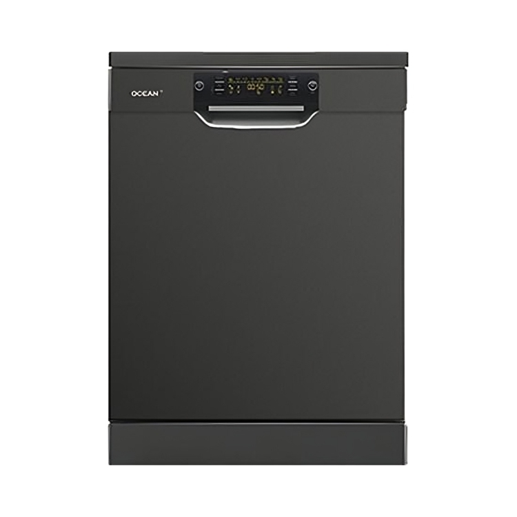 Ocean Dishwasher 60cm 13 Person Dark stainless 8 Programms