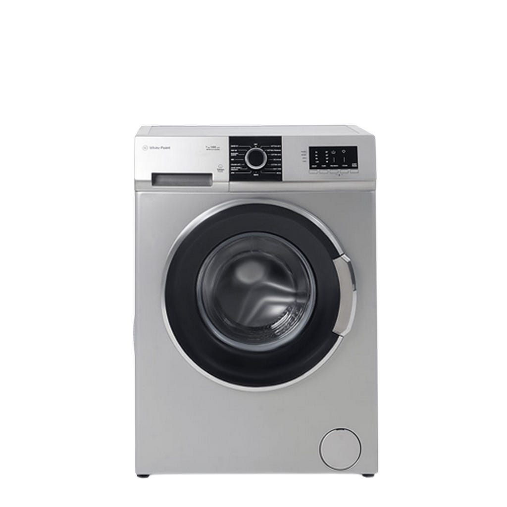 White Point Automatic Washing MachineFront Load 7Kg, Silver