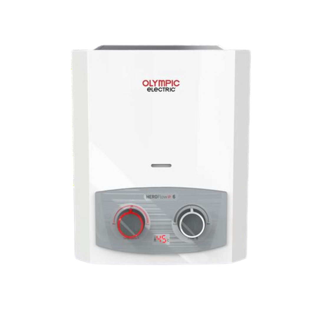gas water heater hero flow 6 liters white - 2 ocher digital