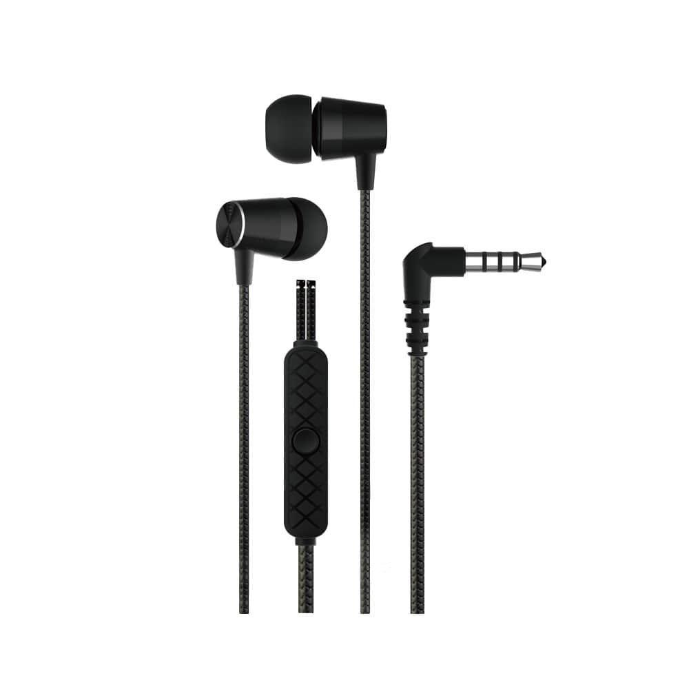 DEVIA EM103 Kintone Seires Metal Earphone 3.5mm, Black