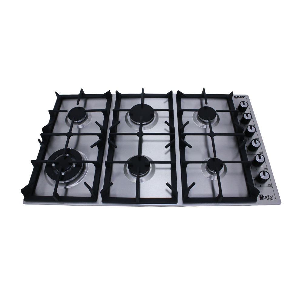 Purity Built-in Gas Hob, 90cm, 6 Burners