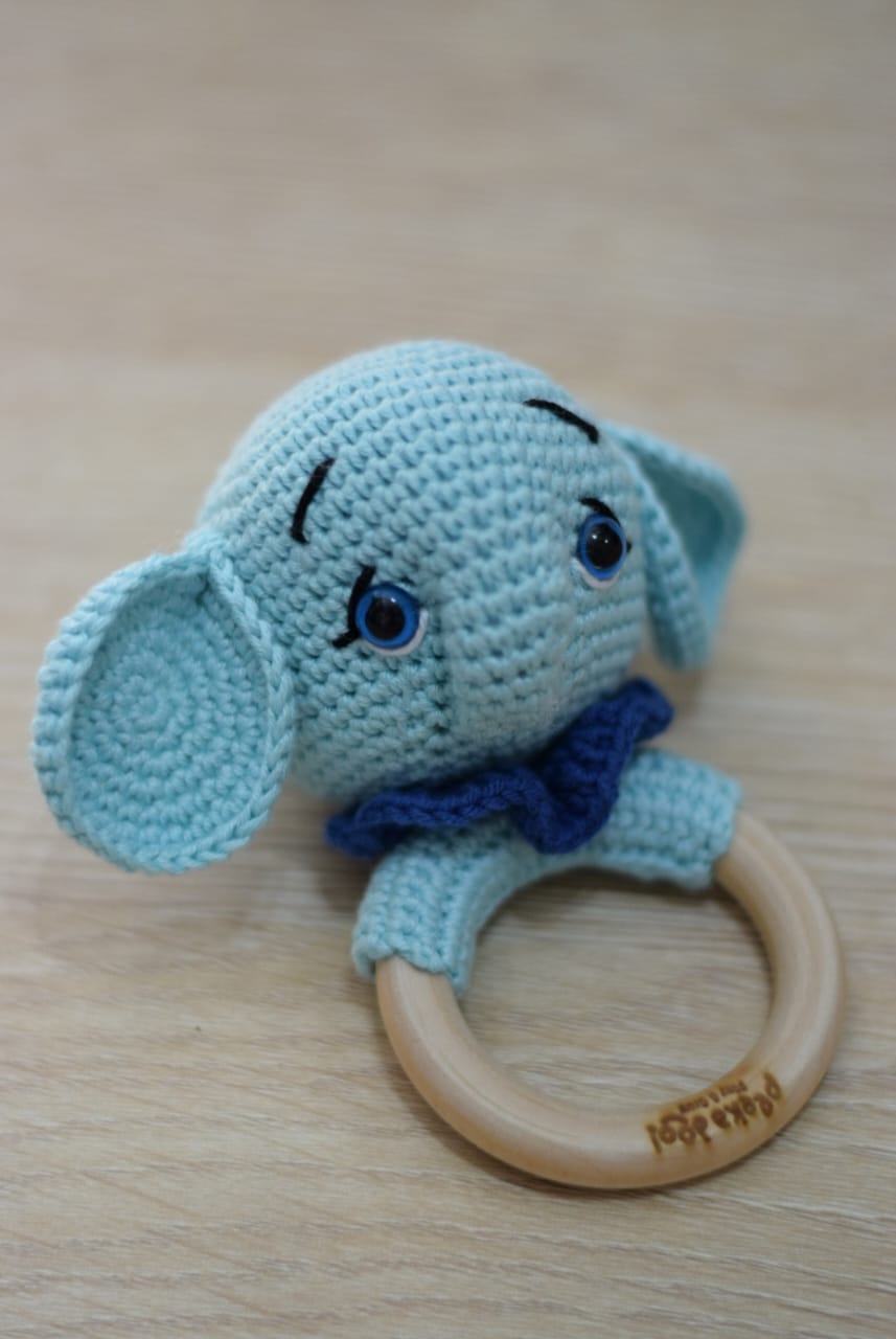 Ellie the Elephant Rattle