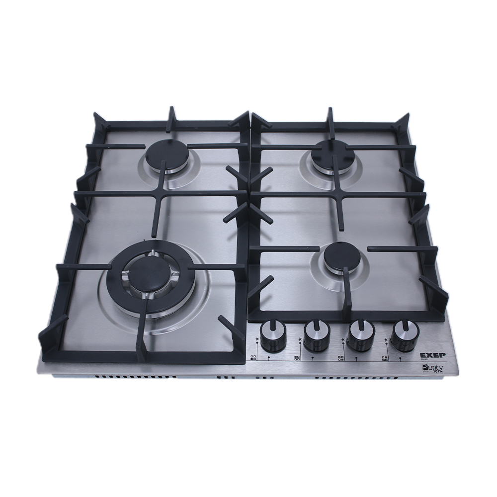 Purity Bult in Hob 60 CM Turkish stainless steel 4 burners,