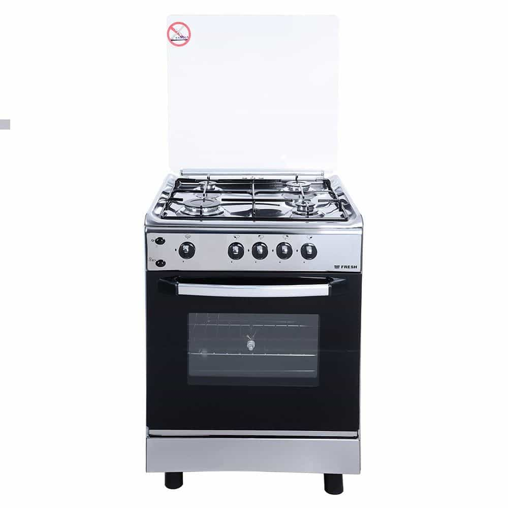 Fresh Cooker 55 Forno Gas Half Safety, , Stainless