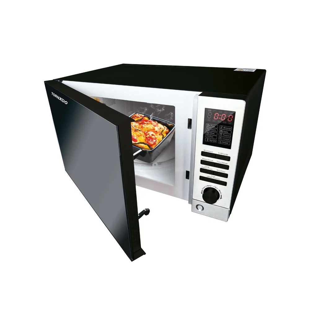 Tornado Microwave 25Liter - 900Watt - Grill - Digital