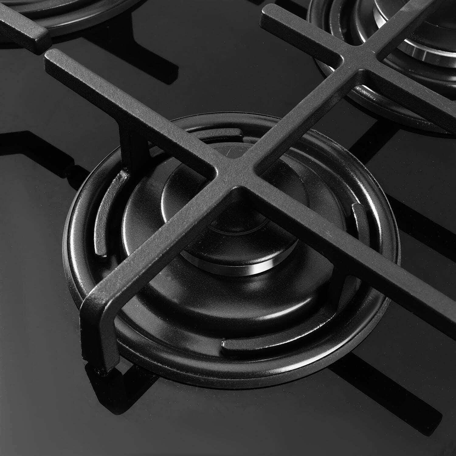Fresh Built-in Hob 90 CM Flat Gas full safety glass cast iro