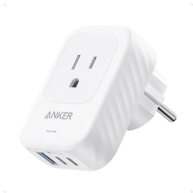 Anker Wall Charger 5-in-1, White