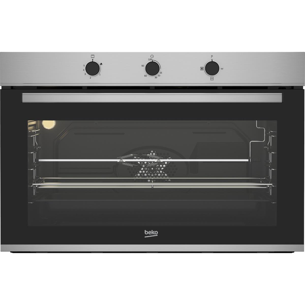 Beko Built-in Ovens 90cm Gas Safety- Cooling Fan - Cooking f