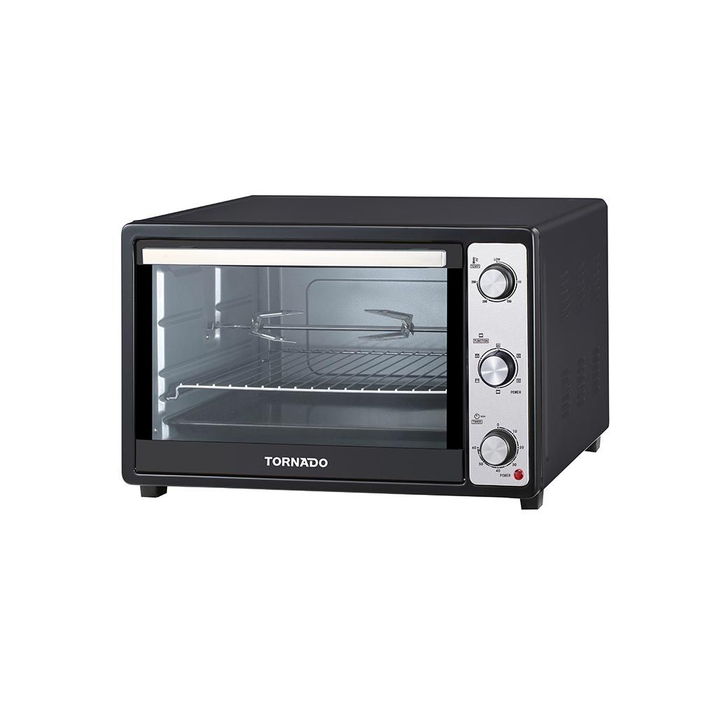 Electric Oven 48 Liter 1800 Watt Grill Fan Black