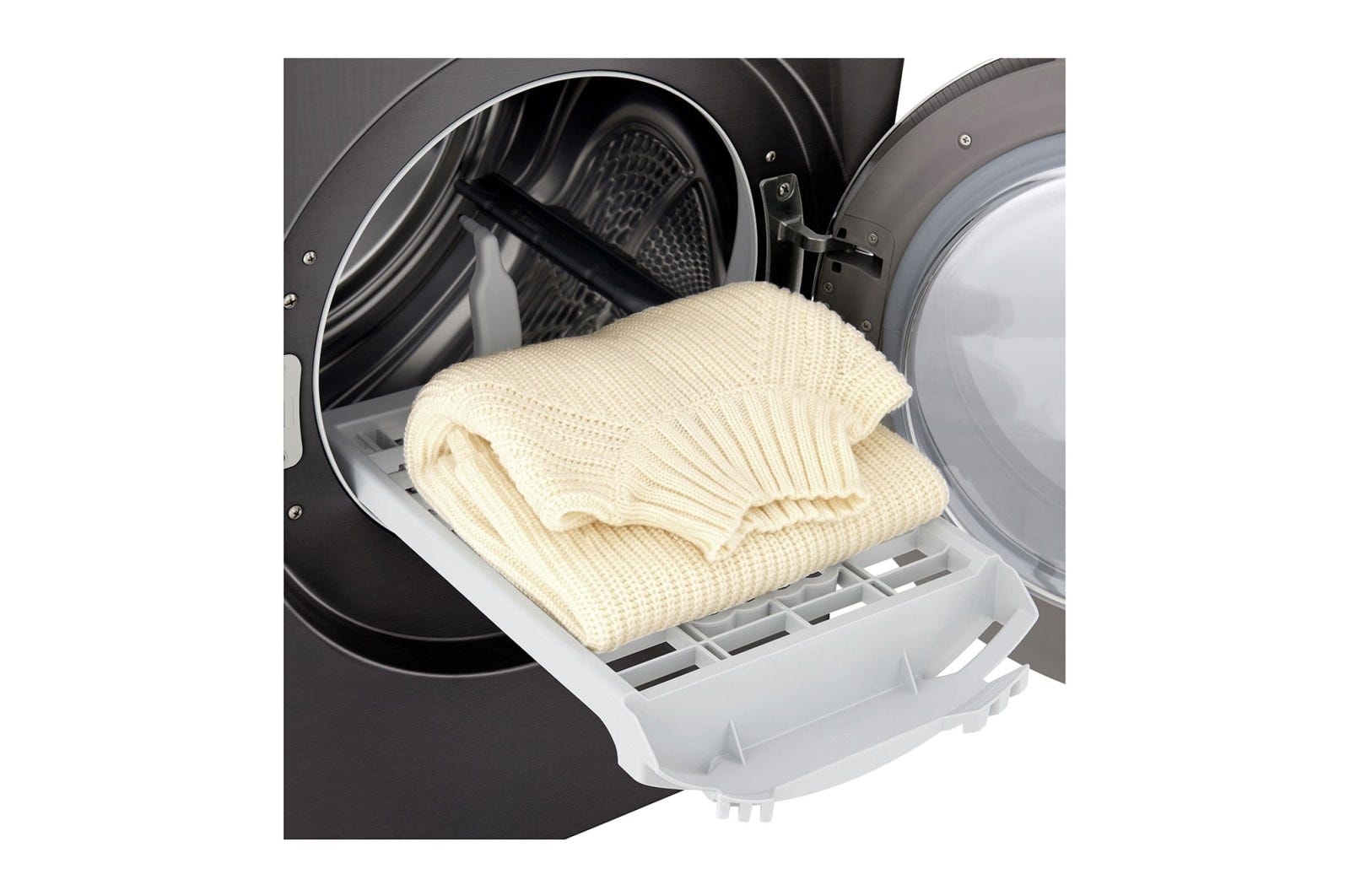LG clothes dryer, 10 kg, double heat, with a smart condenser