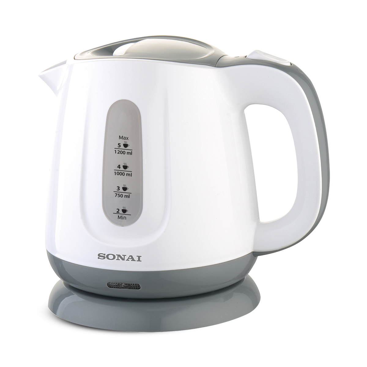 Kettle Plastic, MAR-2200 ,White Color ,1100 Watt 1.2L