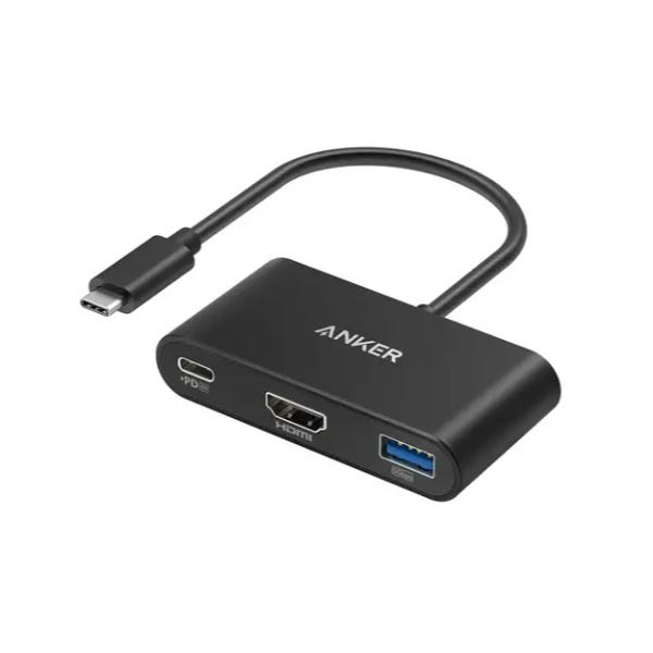 Anker Power Expand 3-in-1 USB-C PD Hub, Gray