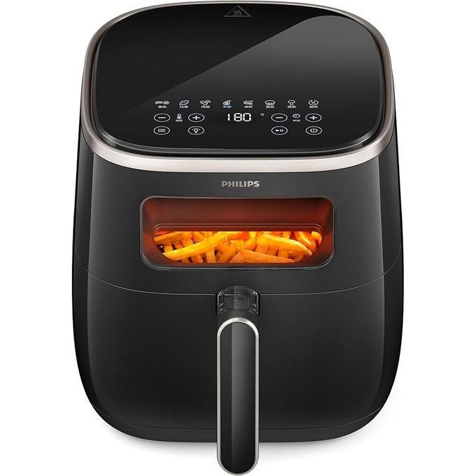 Digital Air Fryer, 5.6 Liter, 1700 Watt, Black