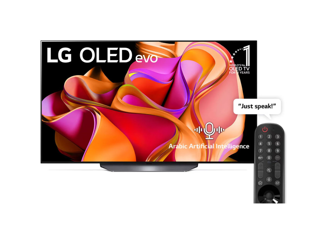 LG OLED evo C3 55 inch'' 4K Smart Smart ThinQ AI webOS TV, 2