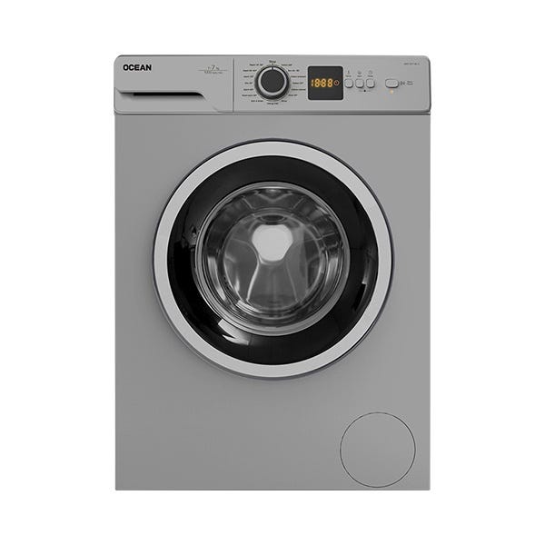 Ocean Washing Machine Front Load 7K Silver Disgital Turkey