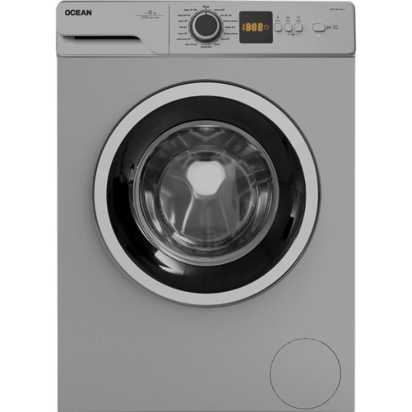 Ocean Washing Machine Front Load 8K Silver Disgital Turkey