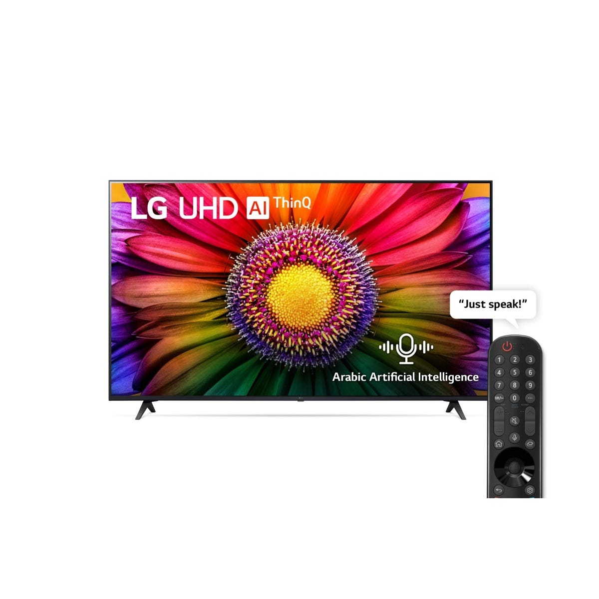 LG 65 Inch 4K UHD UR80006 Series, Smart ThinQ AI webOS with