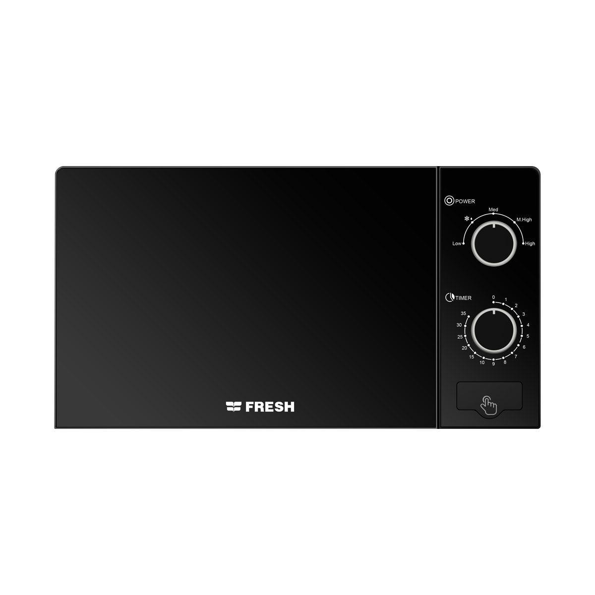 FMW-20MC-BM- Black - Glass Door 700W Microwave Oven 20L Sil