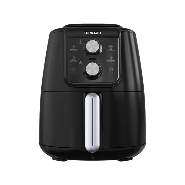 Air Fryer 1550 Watt 4 Liter Manual Control Black x Silver