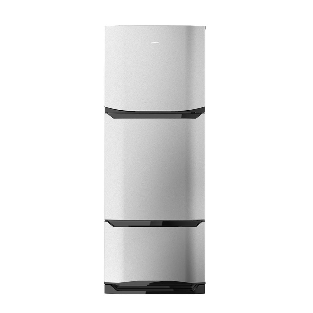 TORNADO Refrigerator No Frost 351 Liter Silver RF-45FT-SL