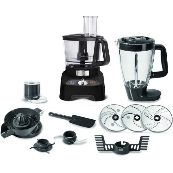 Moulinex Double Force Food Processor - Black - 1000 W, 34 Fu