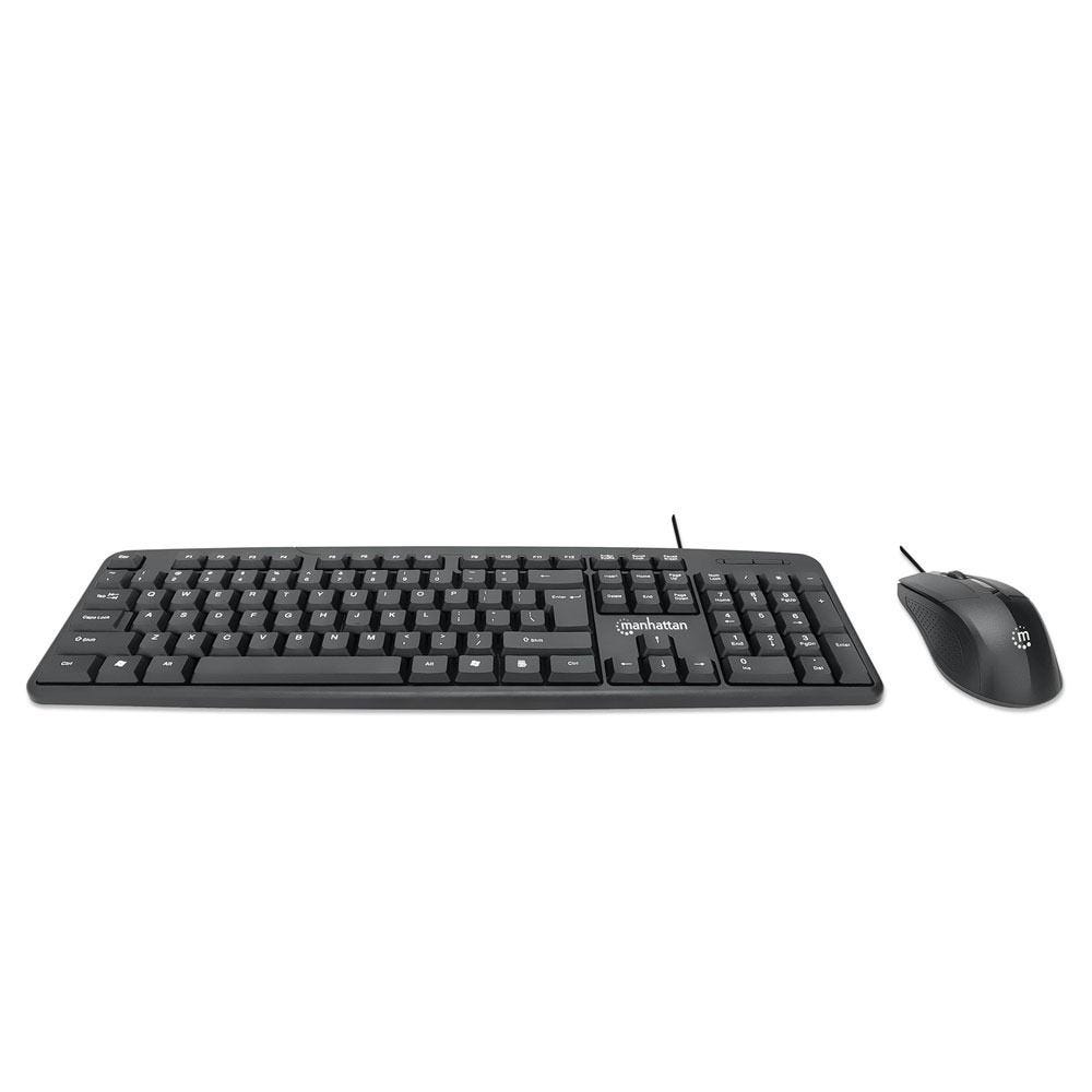 Manhattan 178464 KB707 Wired Keyboard & Optical ...