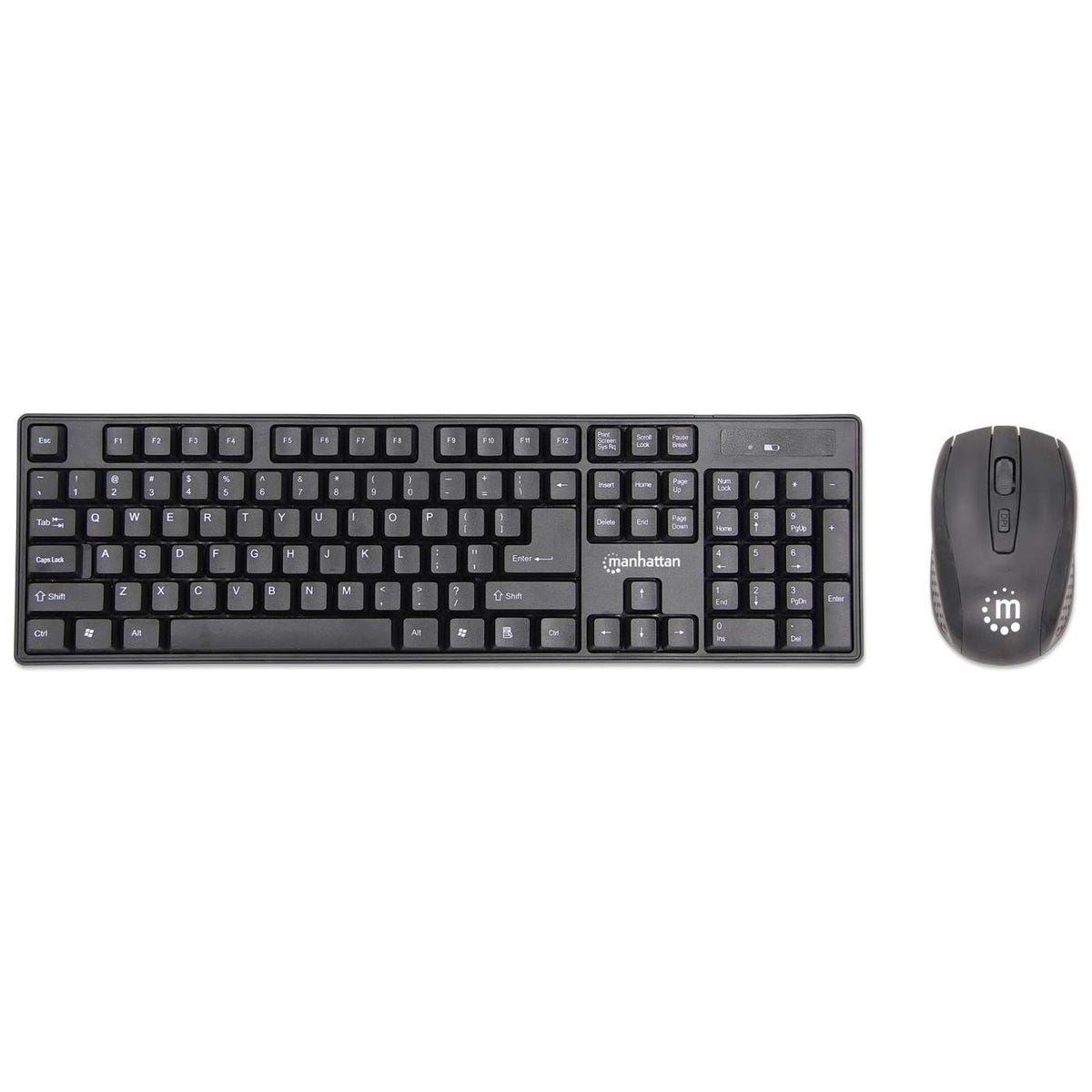 Manhattan Wireless Keyboard and Optical Mouse Set