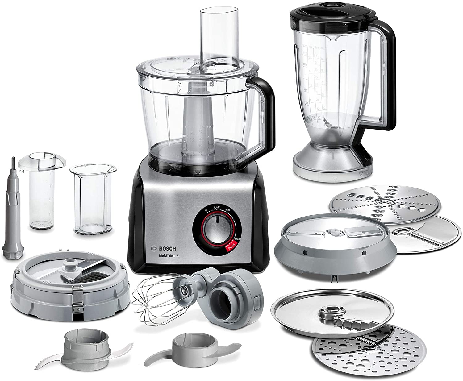Food Processor, MultiTalent 8, 1250 W, Black