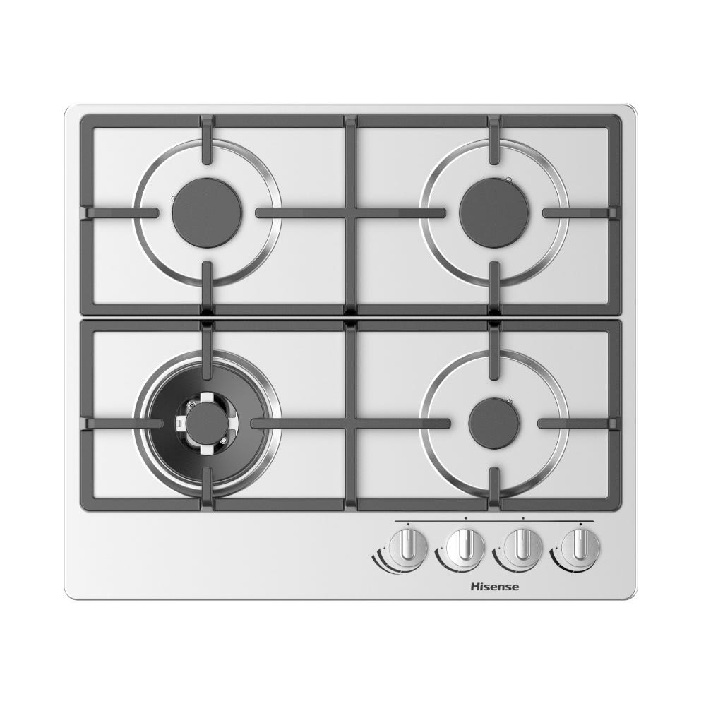 Hisense Built-IN,60cm Built-In Gas Hob , Stainless Steel Dri
