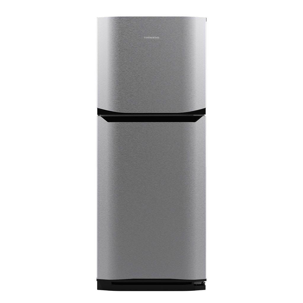 Tornado Refrigerator No-Frost , 395 Liter, Inverter, Silver-