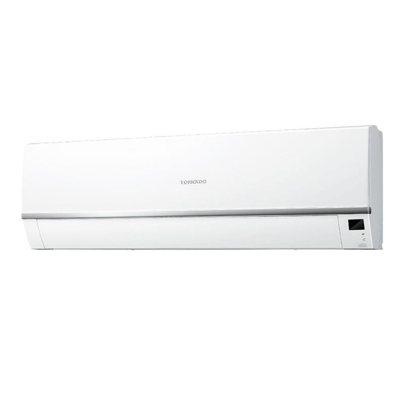 Brand: Tornado Type: Split Air Conditioner Cooling System: Cooling Only Cooling Capacity: 22400 BTU/H Horsepower: 3 HP Coverage Area: Up To 24 Square Meter Digital Display: Yes Inverter Technology: No Plasma Technology: No Turbo Function: No Dimensions: I
